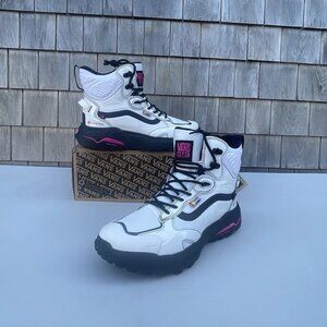 Vans MTE Crestline Gore-Tex Winter Hiking Boot Men's Size 7 White/Black/Pink NWT